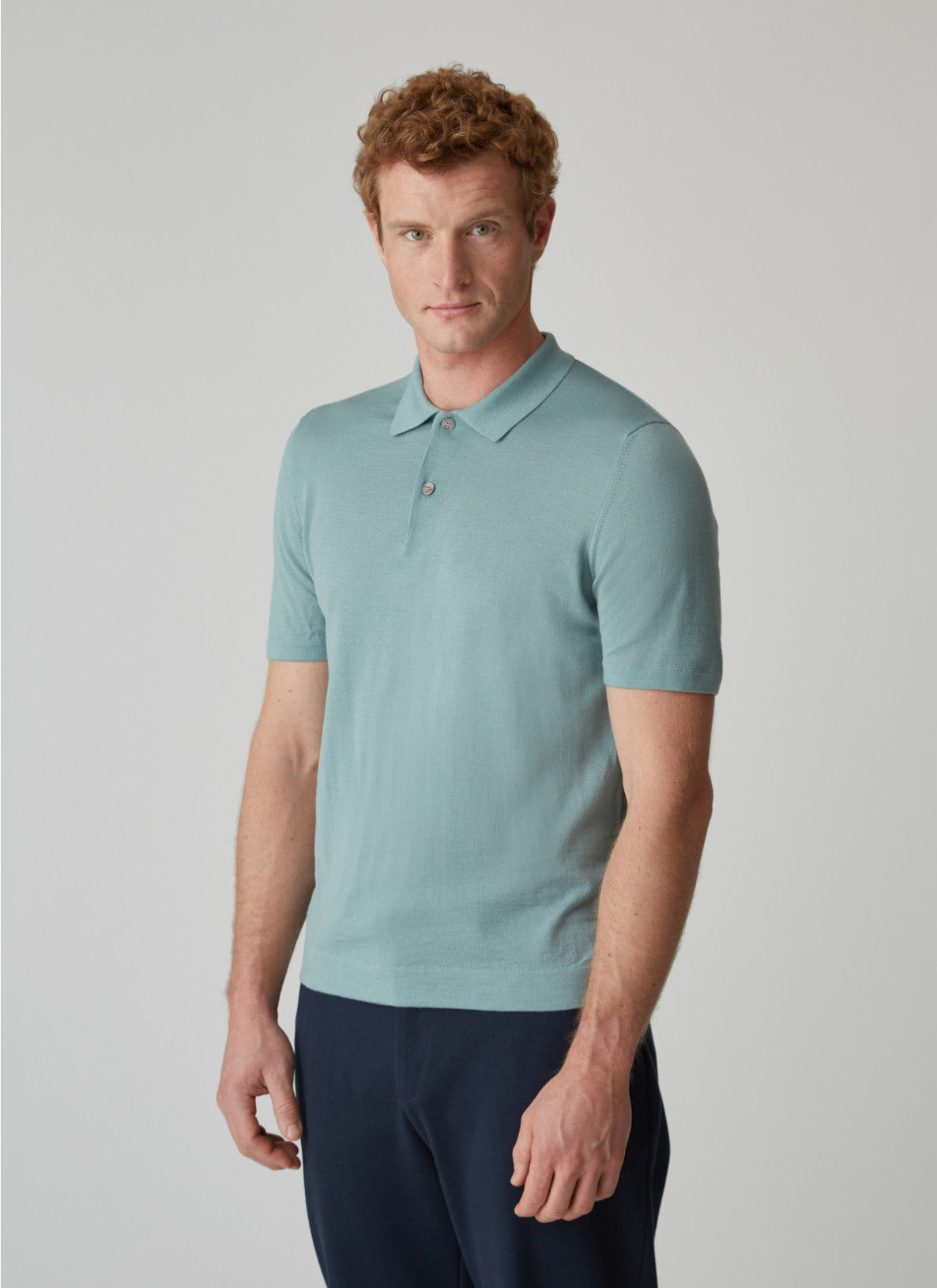 Pullover Polo 1/2 Arm,o.Arm, Spearmint Detailansicht 1