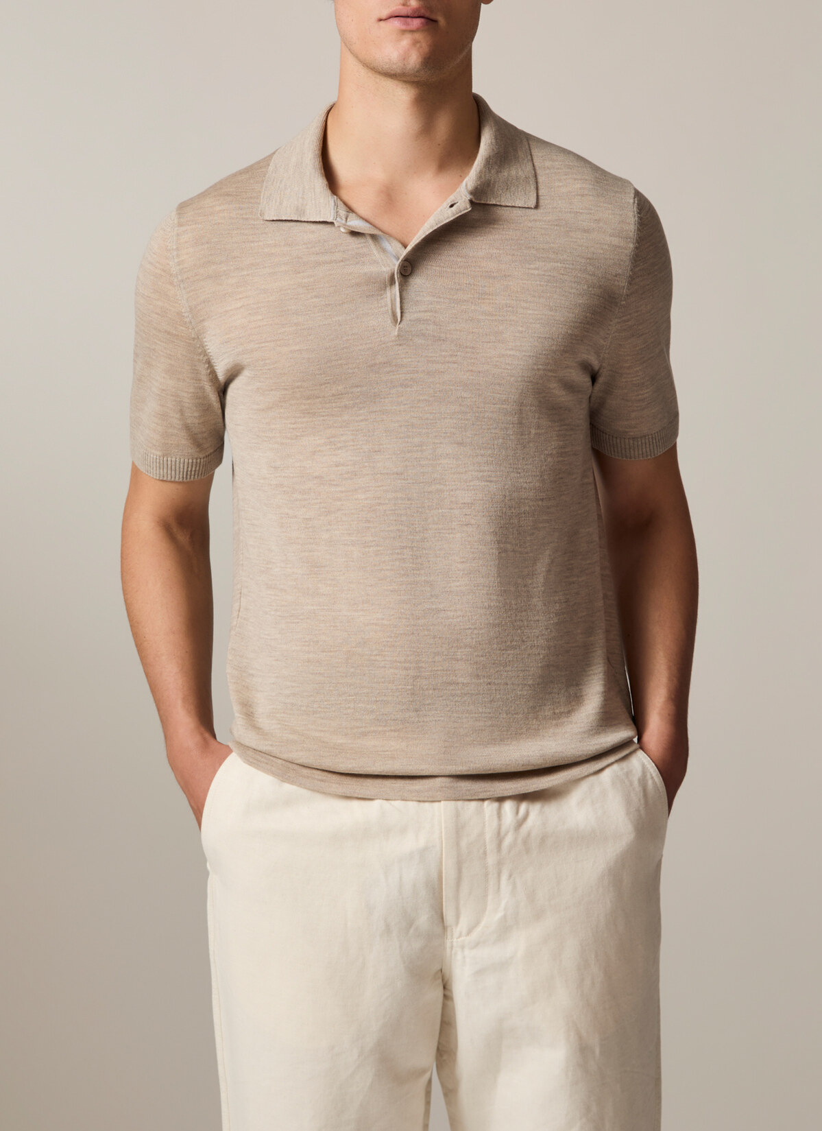 Pullover Polo 1/2 Arm, Beach Detailansicht 1