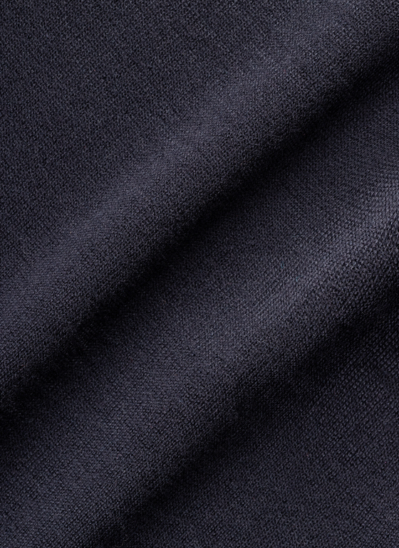 Pullover Polo 1/2 Arm Navy Frontansicht