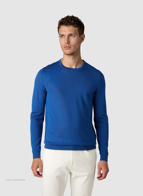 Pullover Rundhals 1/1 Arm width=