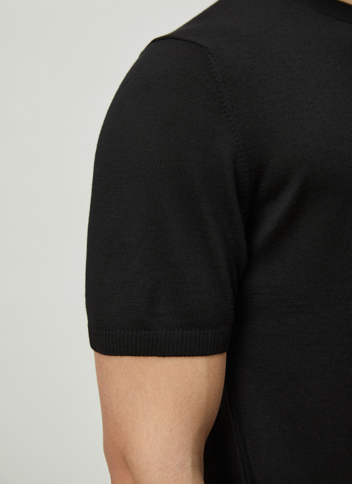 Pullover Rundhals, Black Detailansicht 1