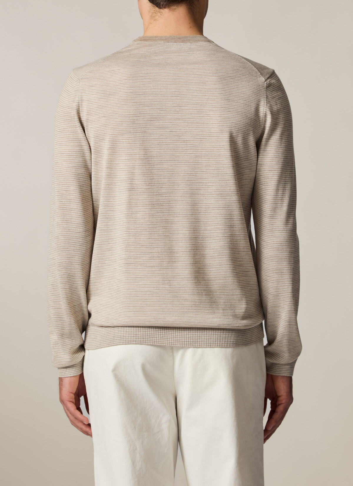 Pullover Rundhals 1/1 Arm, Beach Rückansicht