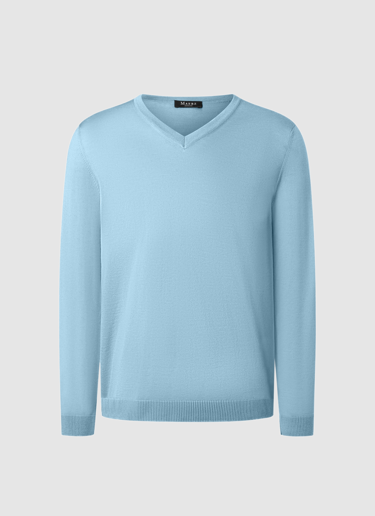 Pullover V-Ausschnitt 1/1 Arm, Ocean Aqua 