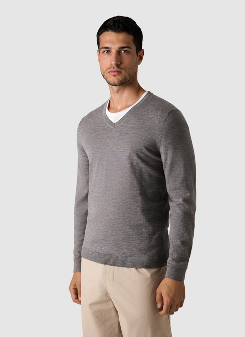 Pullover V-Ausschnitt 1/1 Arm width=