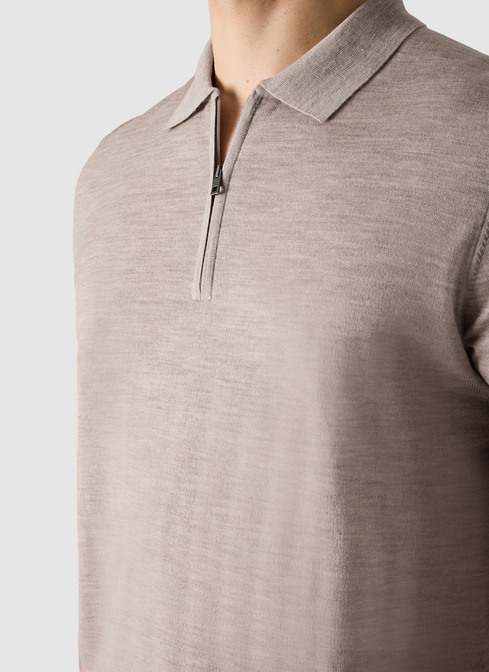 Pullover Polo 1/2 Arm width=