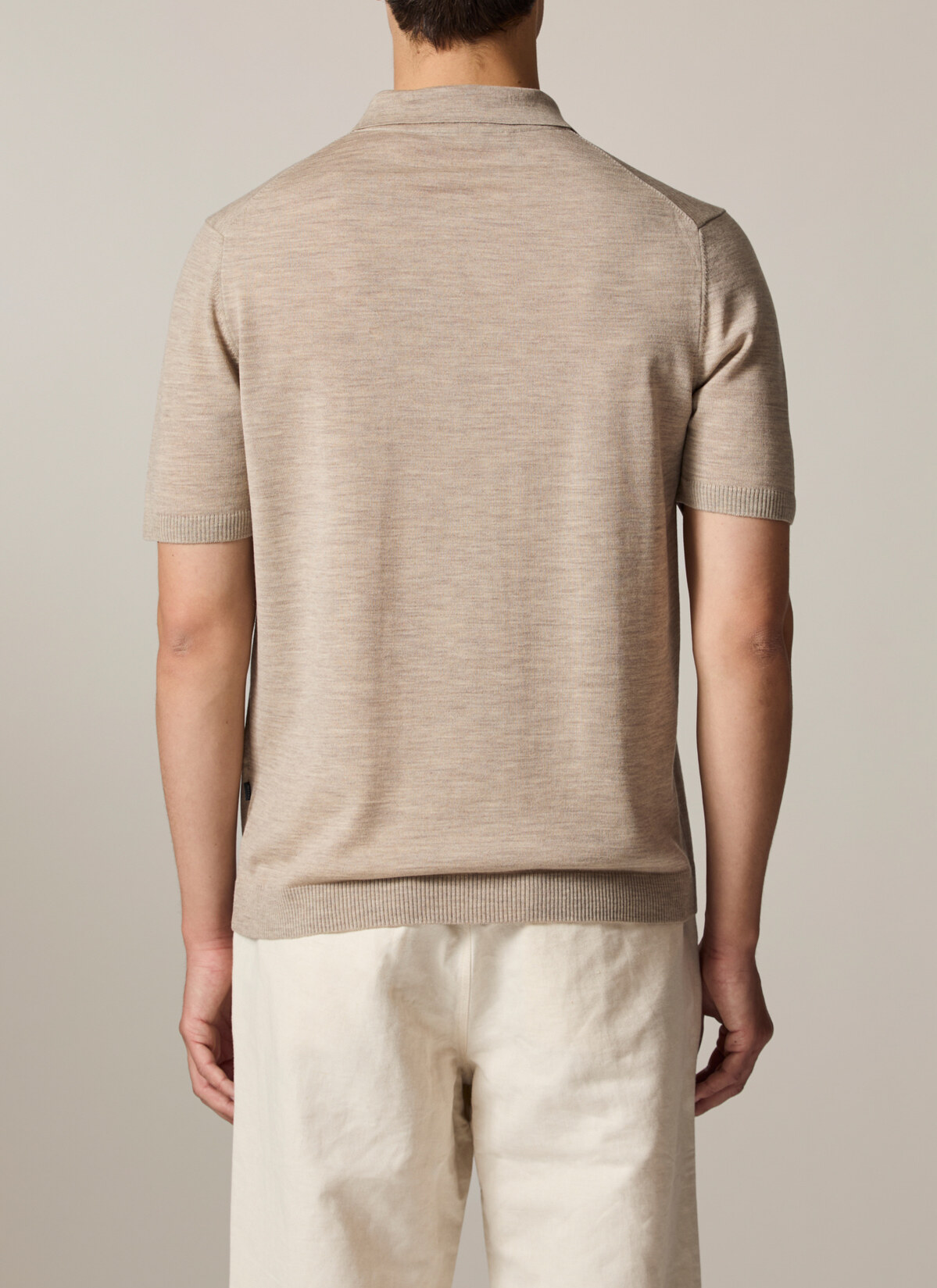Pullover Polo 1/2 Arm, Beach Rückansicht