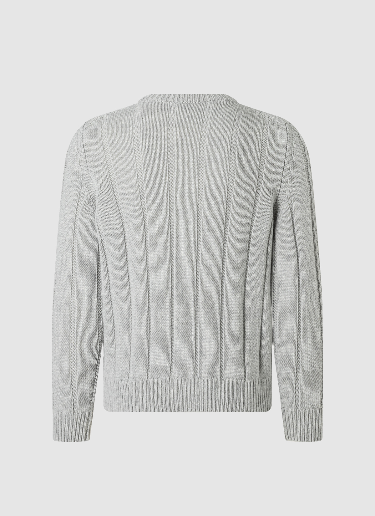 Pullover Rundhals 1/1 Arm, Shark Skin Rückansicht