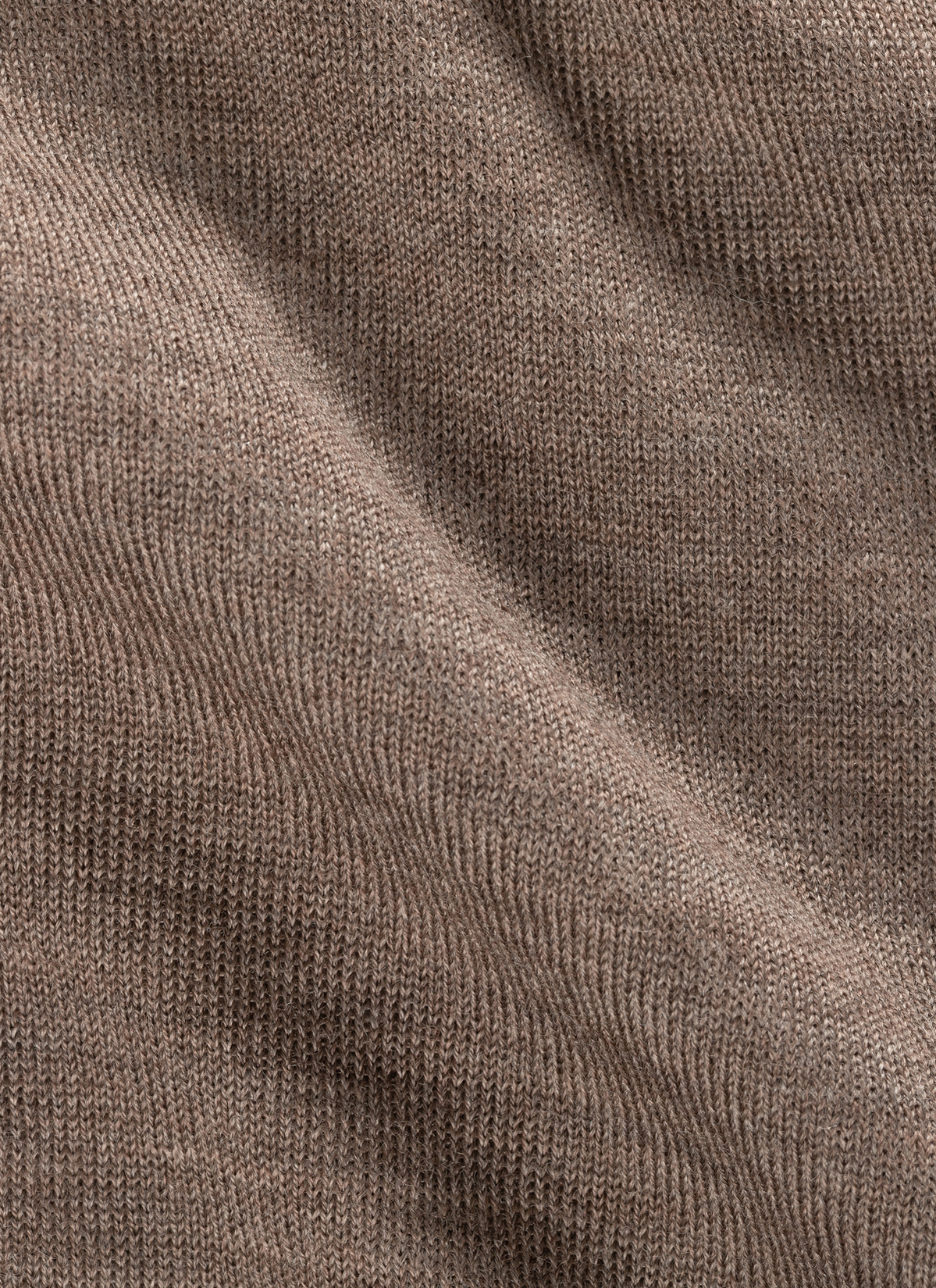 Pullover Rundhals 1/1 Arm, Brownie
