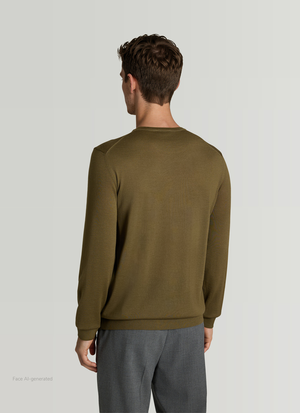 Pullover Rundhals 1/1 Arm, Fresh Herbs Rückansicht