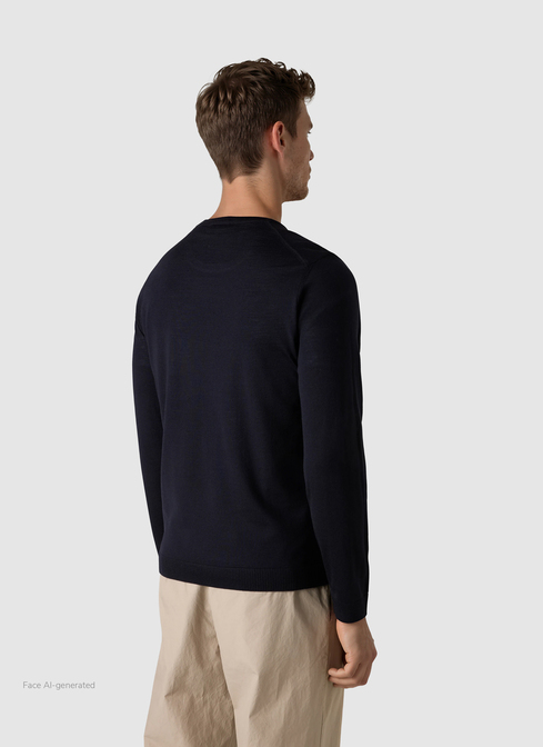 Pullover Rundhals 1/1 Arm width=