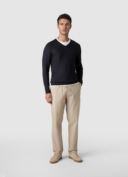 Pullover V-Ausschnitt 1/1 Arm width=