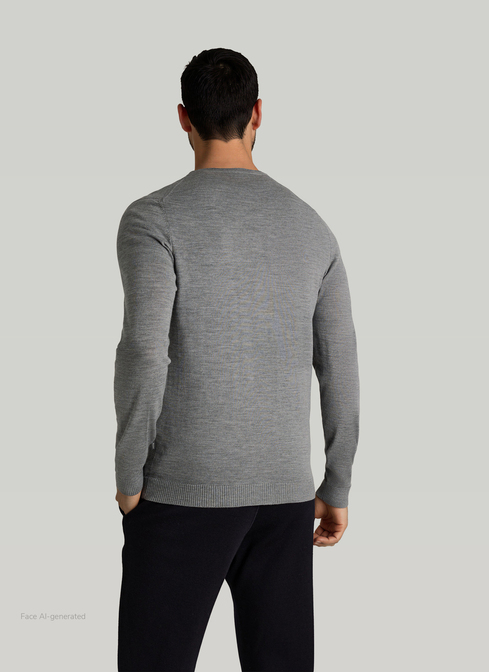 Pullover V-Ausschnitt 1/1 Arm width=
