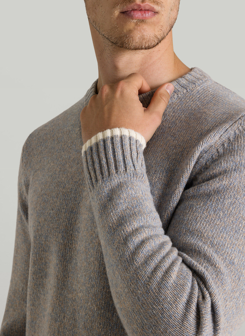 Pullover Rundhals 1/1 Arm width=