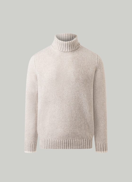 Pullover Rollkragen 1/1 Arm Autumn Stone Frontansicht