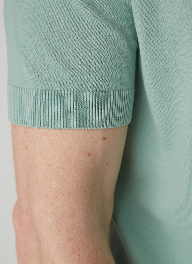 T-Shirt Rundhals 1/2 Arm, Warm Green Detailansicht 1