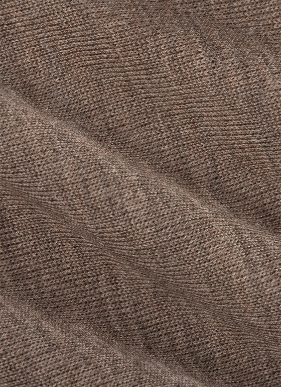 Pullover Rollkragen 1/1 Arm Brownie Frontansicht