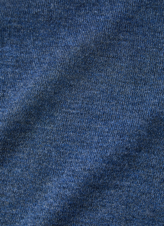 Pullover Stehkragen 1/1 Arm Nimes Blue Frontansicht