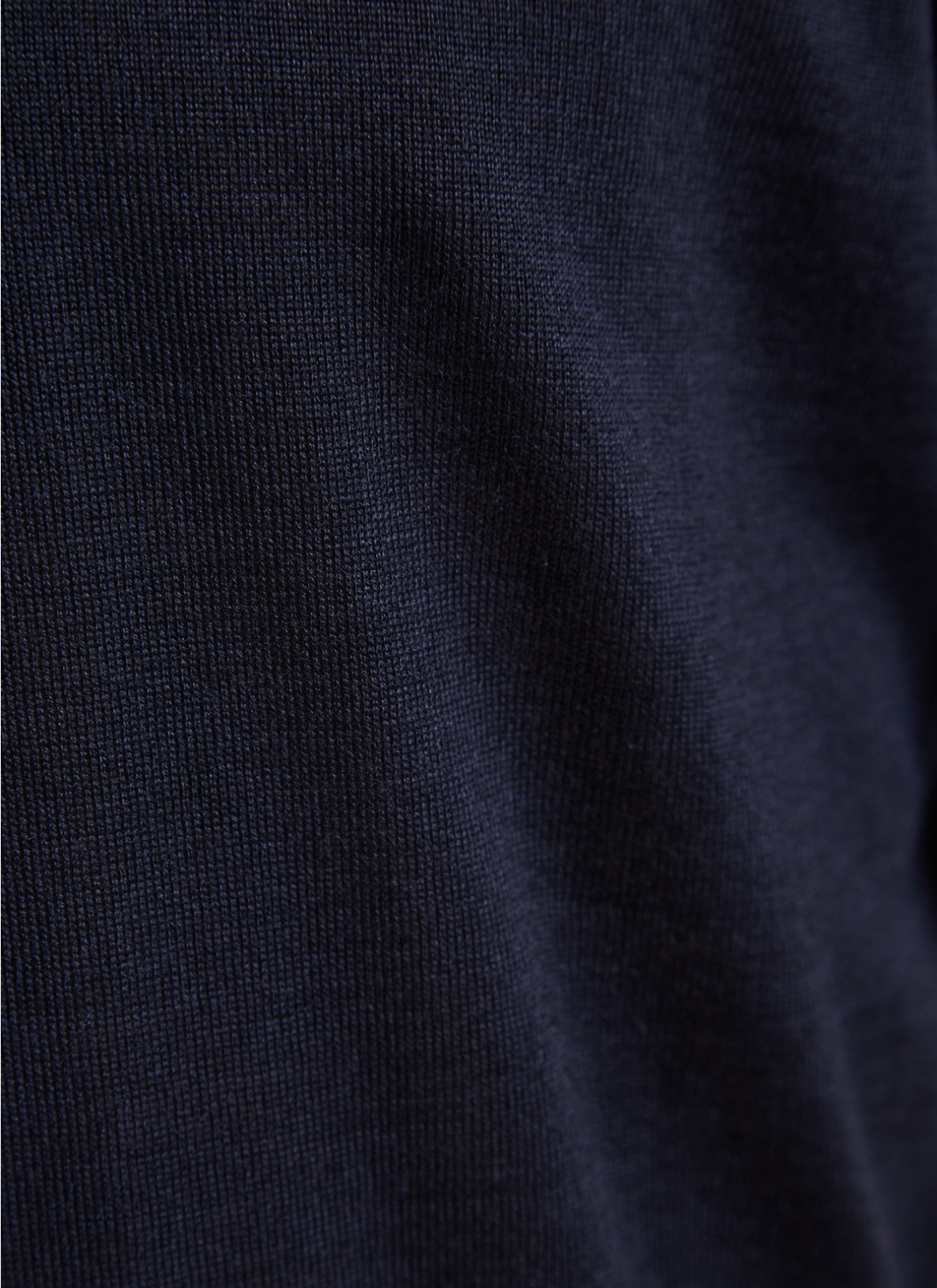Pullover Rundhals 1/1 Arm, Navy Detailansicht 2