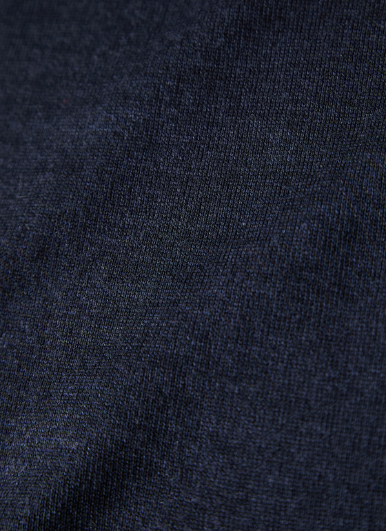 Pullover Rundhals 1/1 Arm Navy Frontansicht