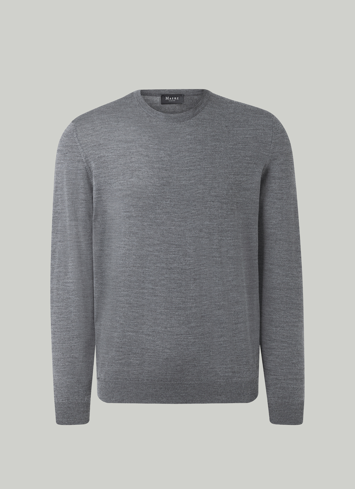 Pullover Rundhals 1/1 Arm, Shark Skin
