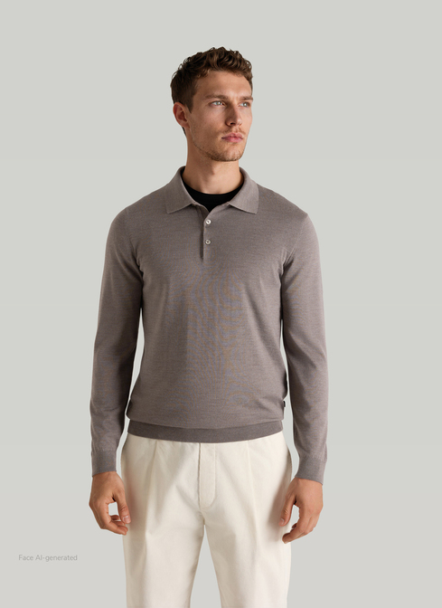 Pullover Polokragen width=