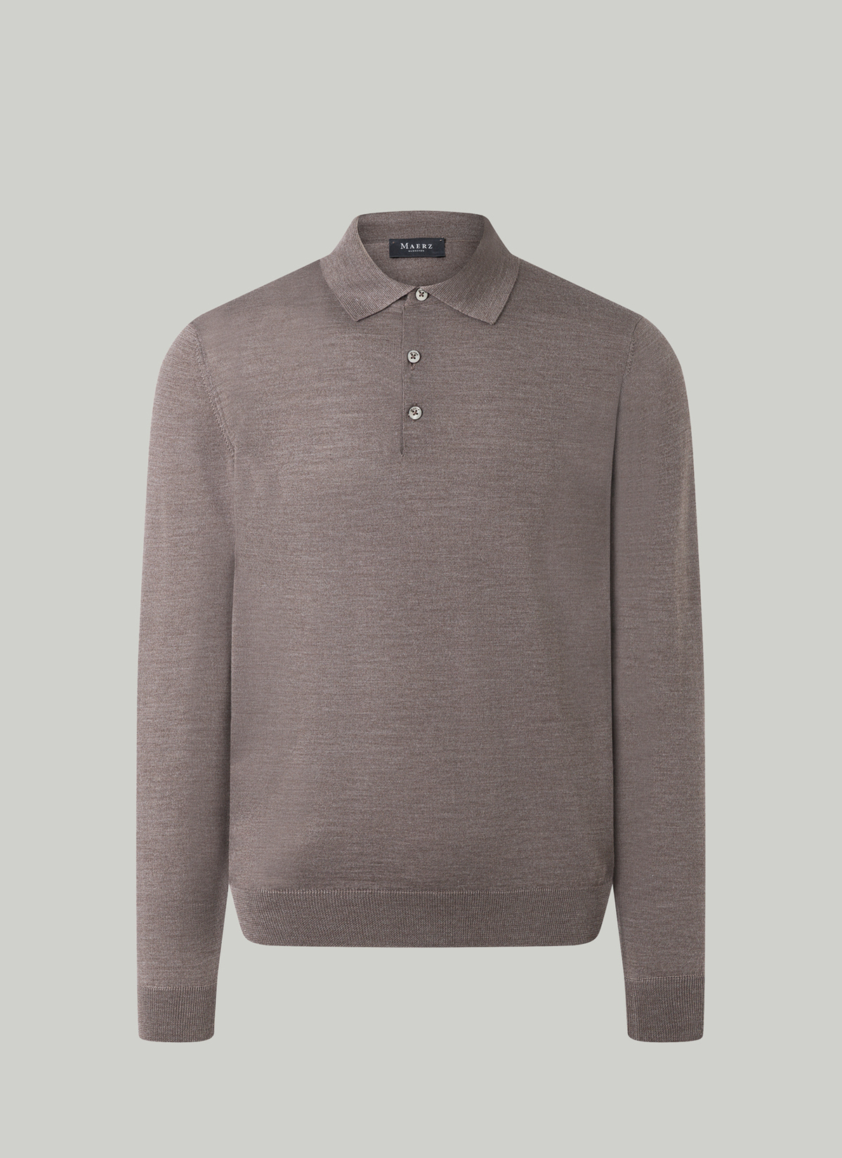 Pullover Polokragen, Cedar Wood