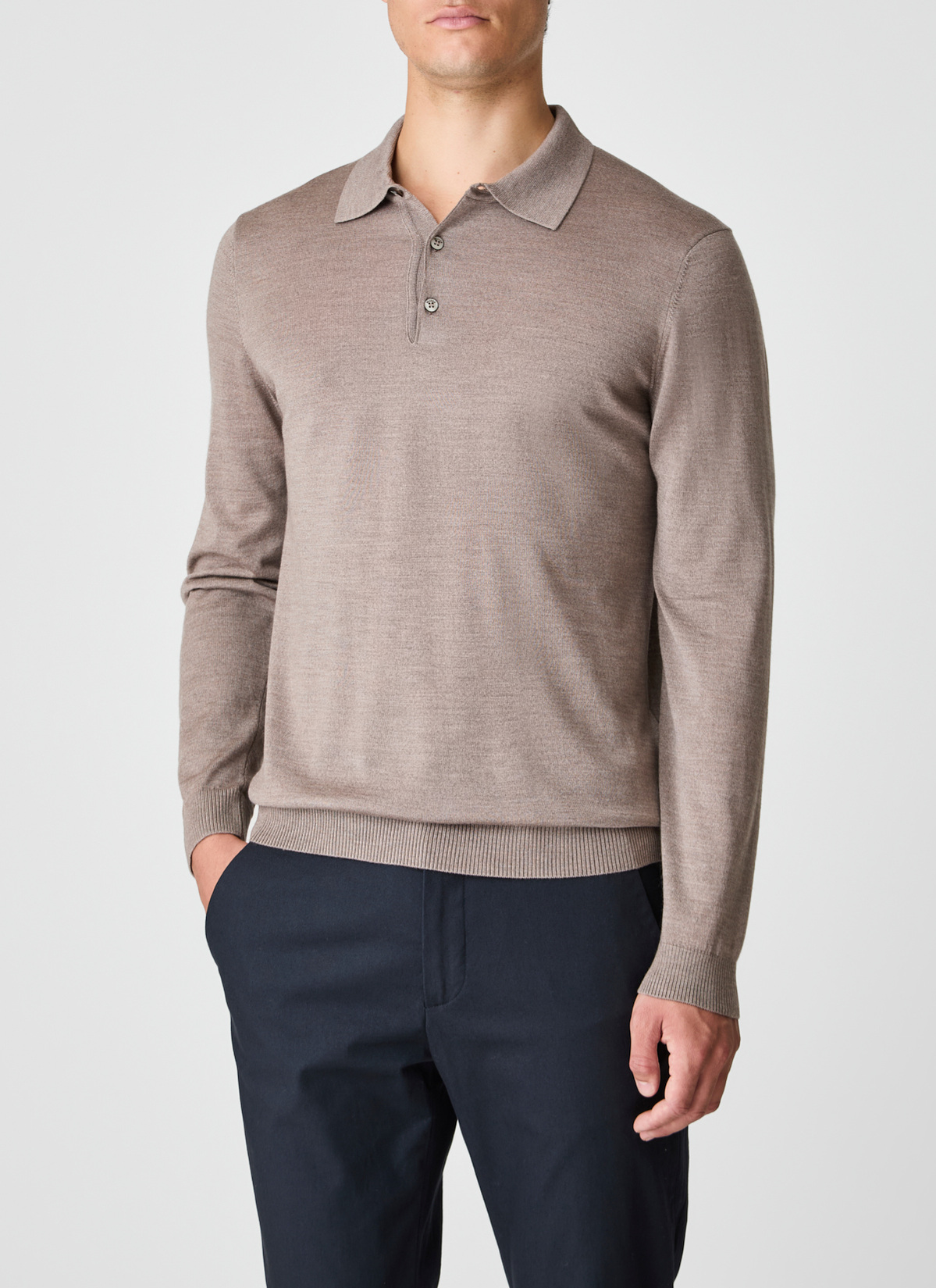 Pullover Polokragen, Twig Frontansicht