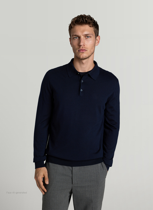 Pullover Polokragen width=