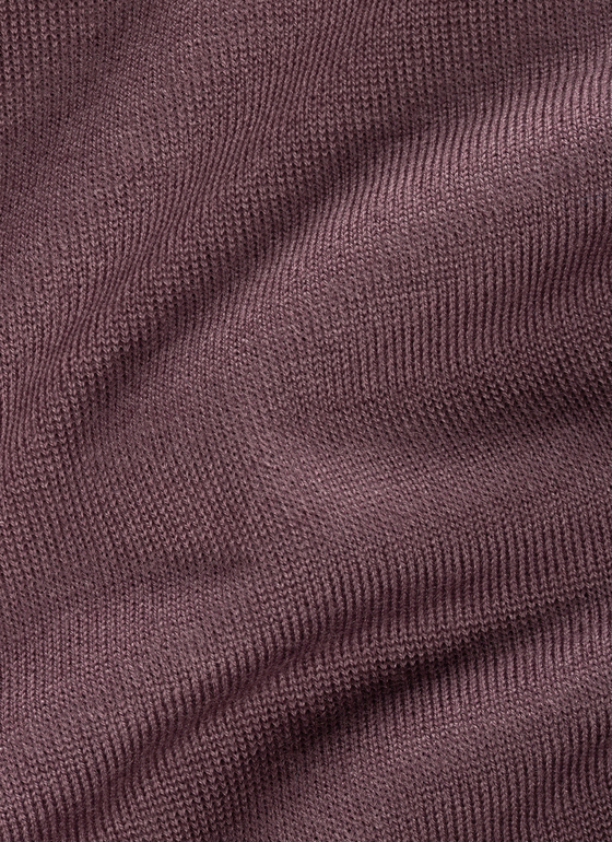Pullover Rollkragen 1/1 Arm Mellow Cherry Frontansicht