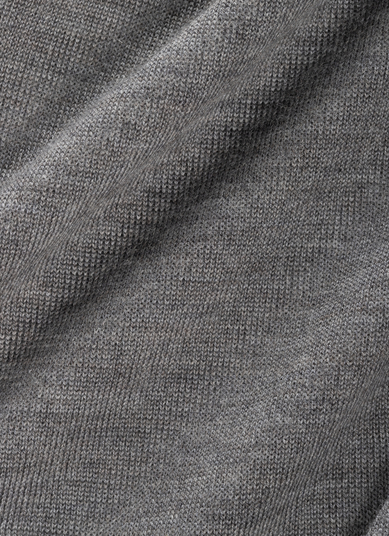 Pullover Rollkragen 1/1 Arm Shark Skin Frontansicht