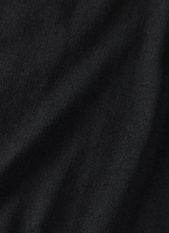 Pullover Rollkragen 1/1 Arm Black Frontansicht