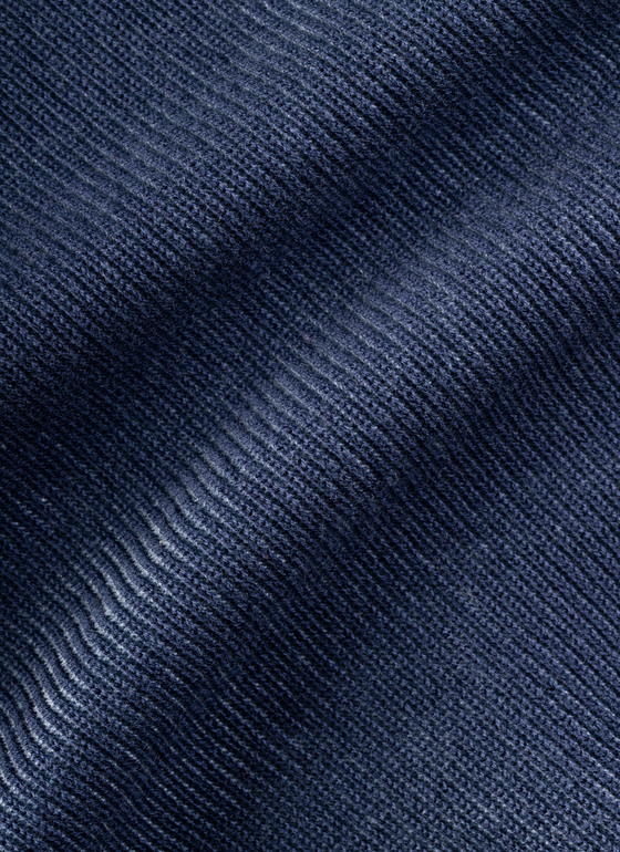 Pullover Rundhals 1/1 Arm Dawn Blue Frontansicht