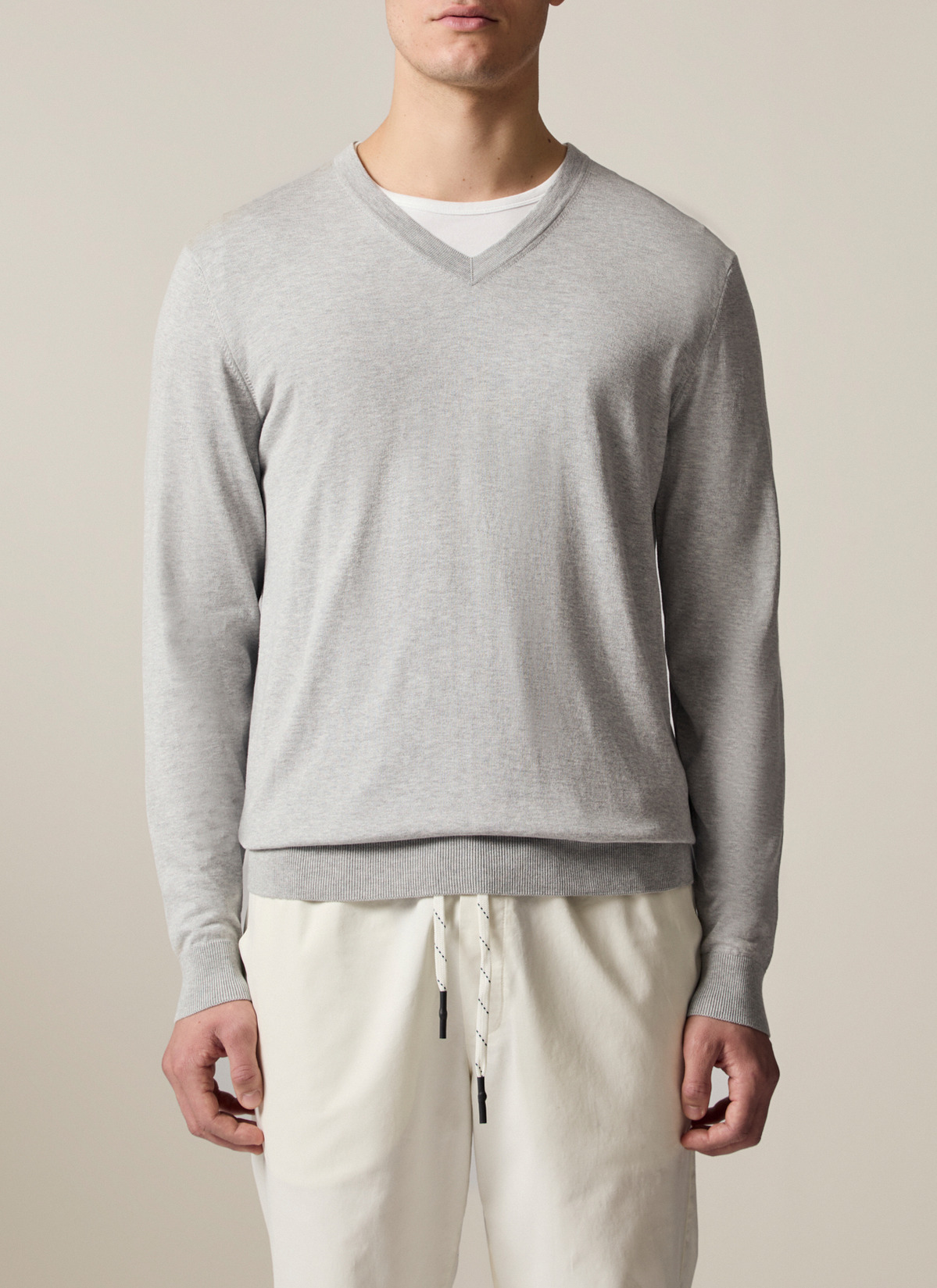 Pullover V-Ausschnitt 1/1 Arm, Mountain Peak Frontansicht
