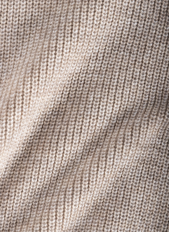 Pullover V-Ausschnitt 1/1 Arm Mascarpone Cream Frontansicht