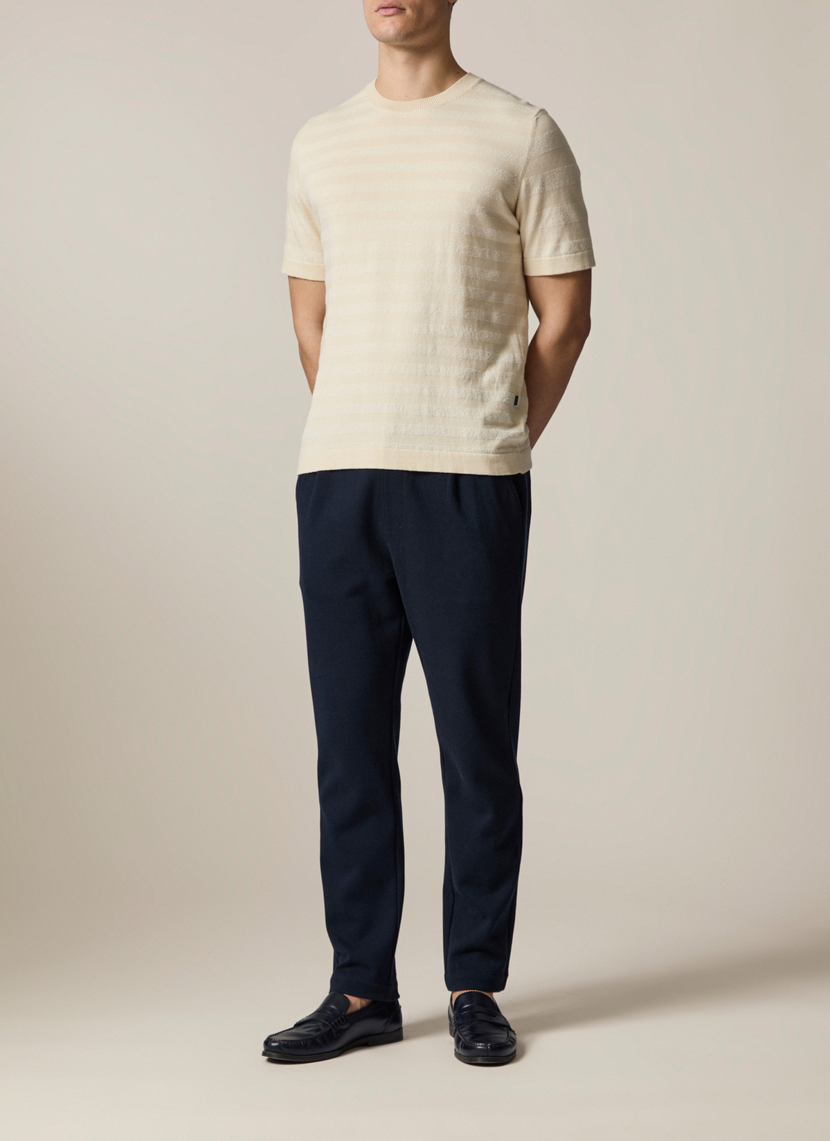 Pullover Rundhals 1/2 Arm, Mascarpone Detailansicht 2