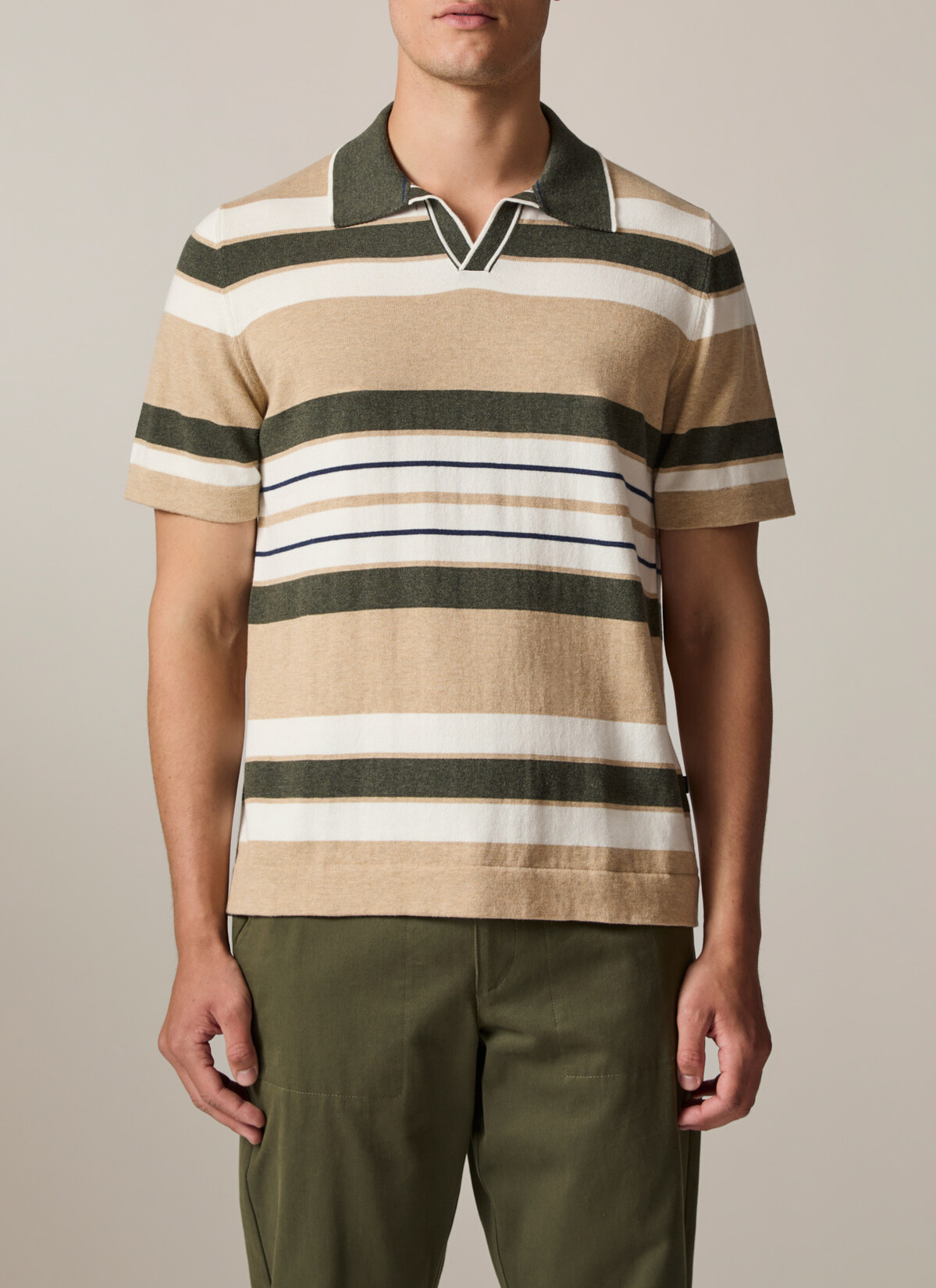 Poloshirt, Iced Coffee Frontansicht