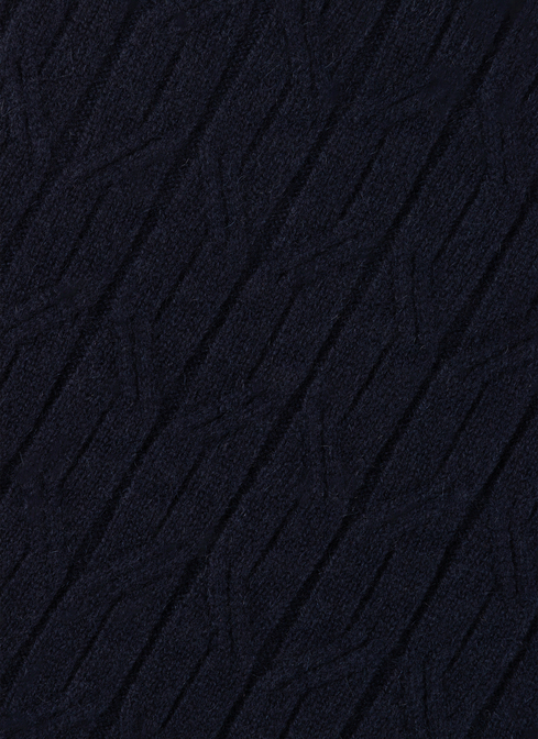 Pullover Rundhals 1/1 Arm, Navy 