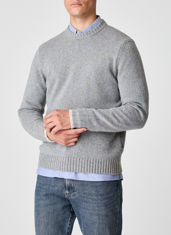 Pullover Rundhals 1/1 Arm Beach Frontansicht