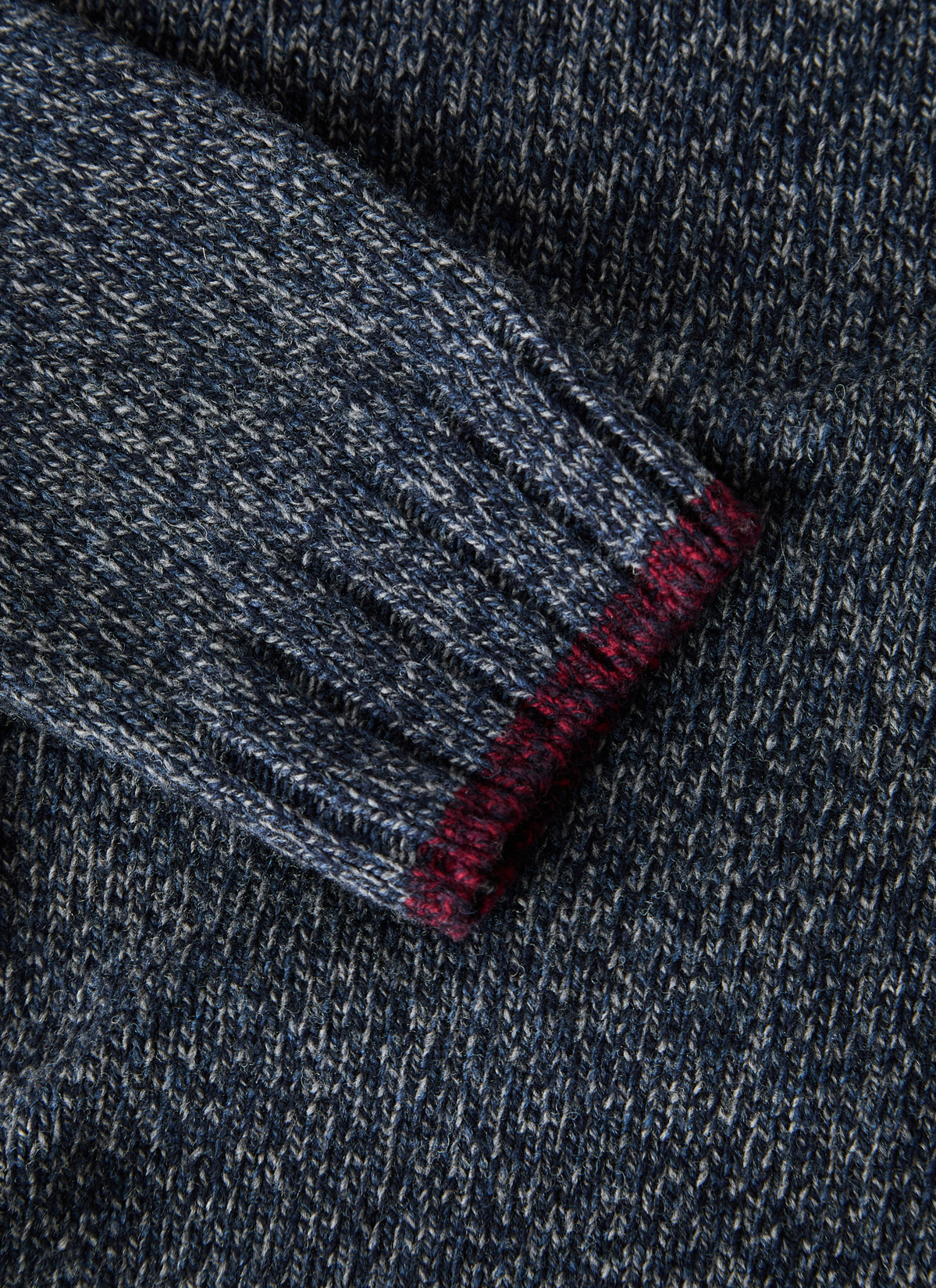 Pullover Rundhals 1/1 Arm, Navy 