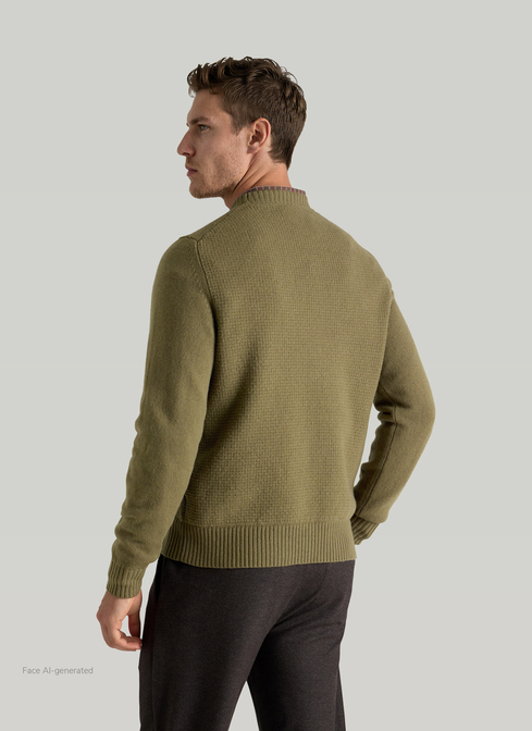 Pullover Rundhals 1/1 Arm width=