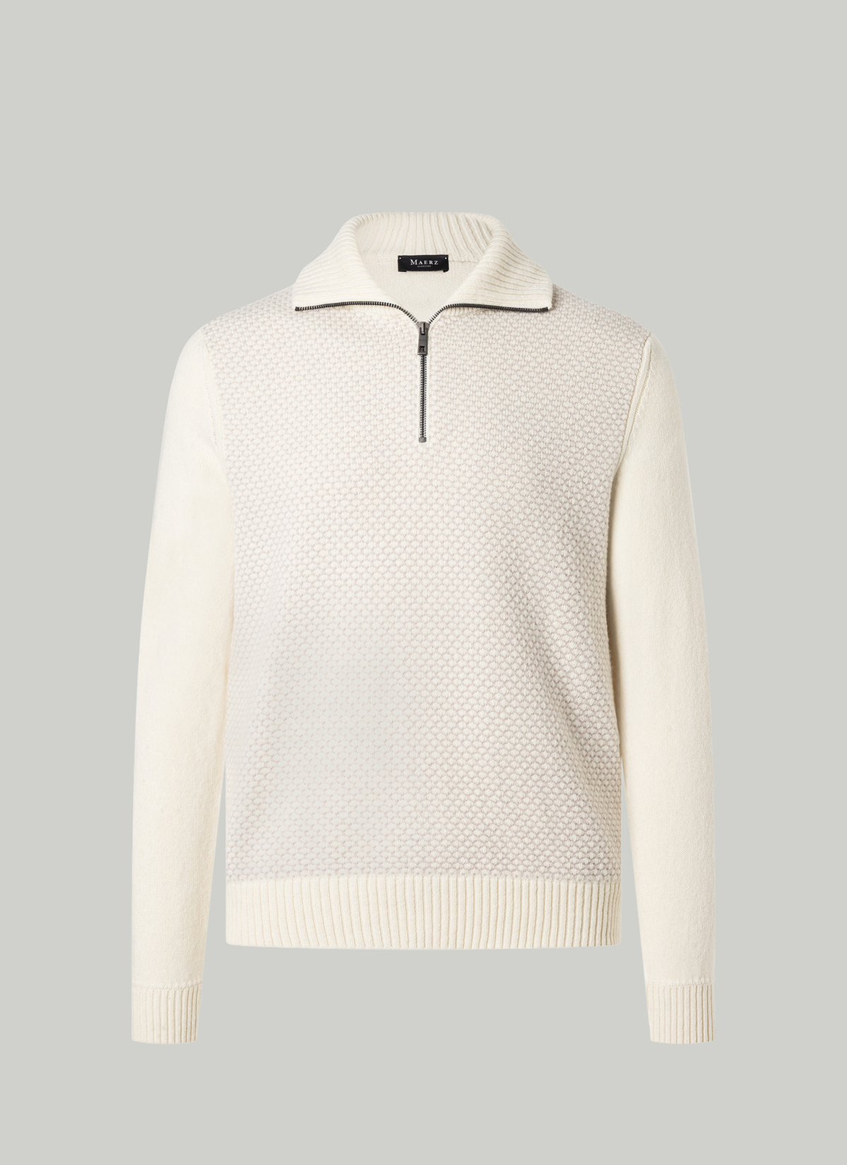 Pullover Troyer 1/1 Arm, Off White