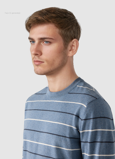 Pullover Rundhals 1/1 Arm width=