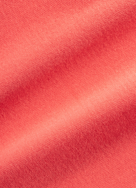 Pullover Polo 1/2 Arm Shiny Flamingo Frontansicht