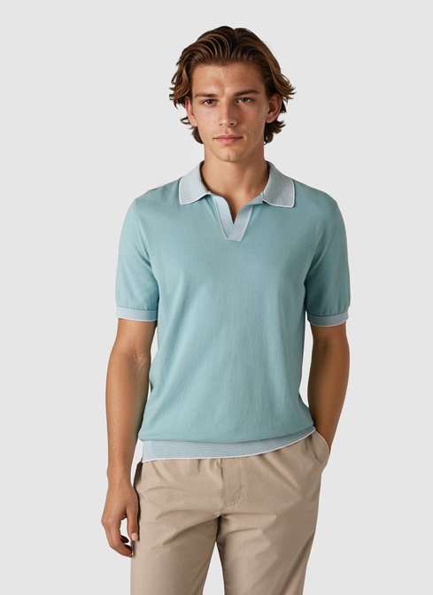 Pullover Polo 1/2 Arm width=