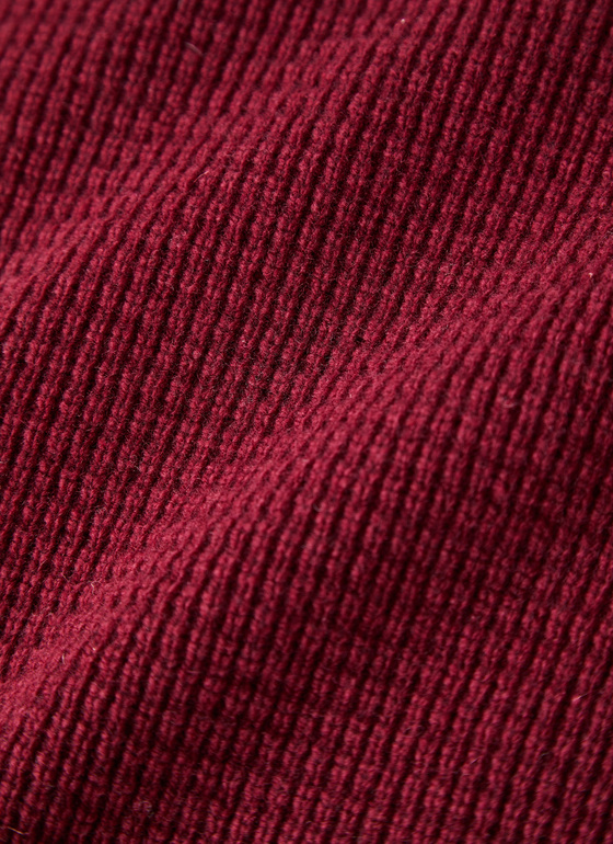Pullover Troyer 1/1 Arm Weinrot Frontansicht