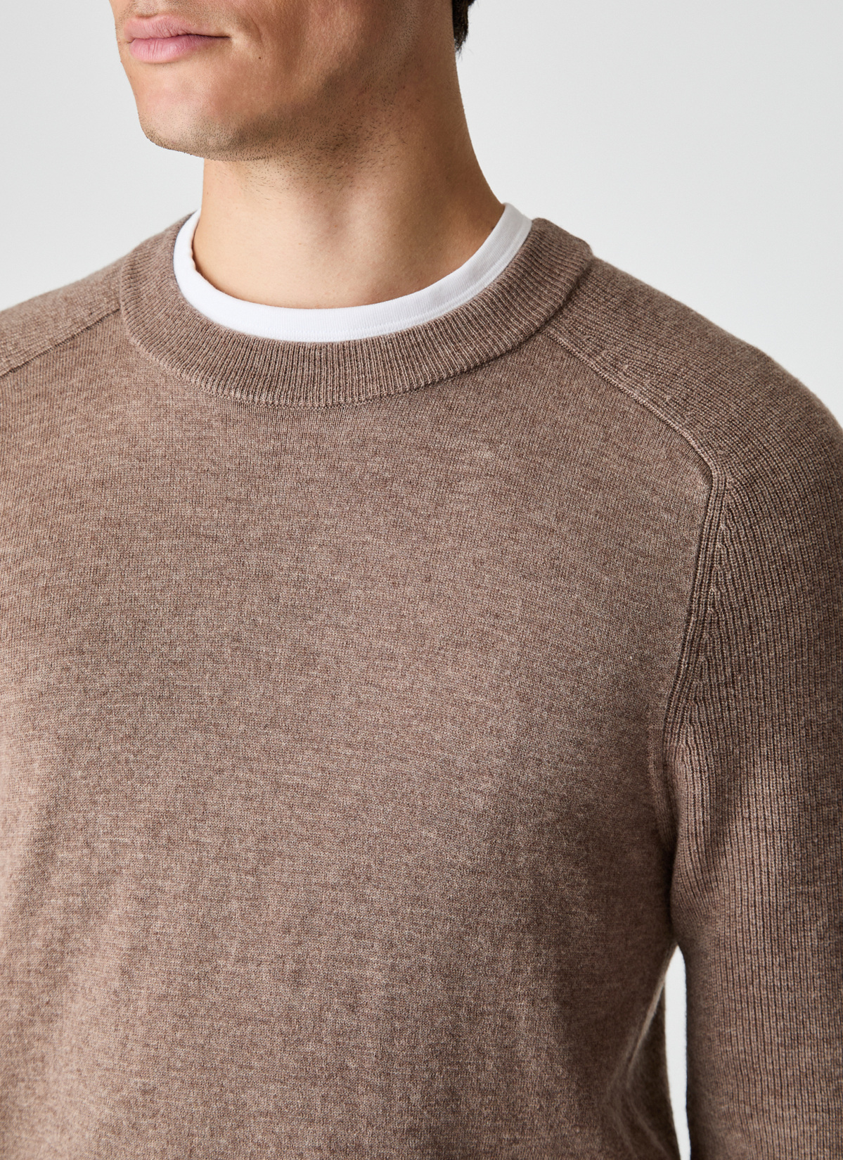 Pullover Rundhals 1/1 Arm, Twig Detailansicht 2