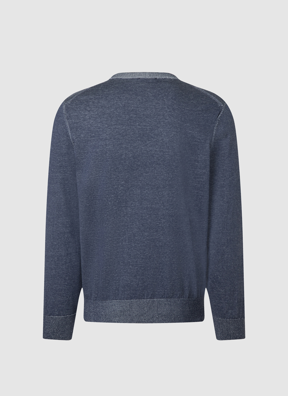 Pullover Rundhals 1/1 Arm, Dawn Blue Rückansicht