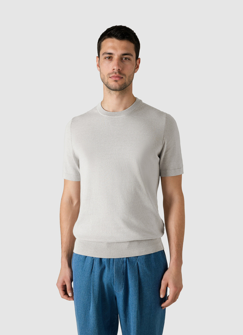 Pullover Rundhals 1/2 Arm width=