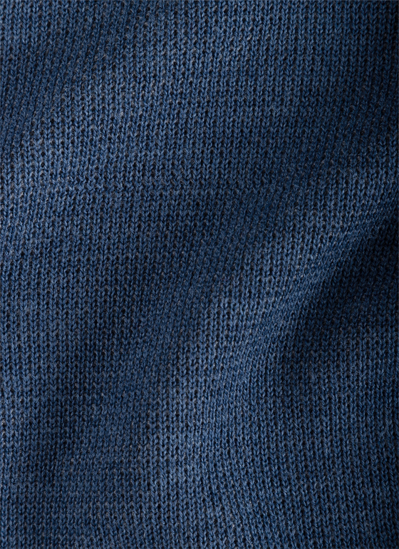 Pullover Rundhals 1/1 Arm Nimes Blue Frontansicht