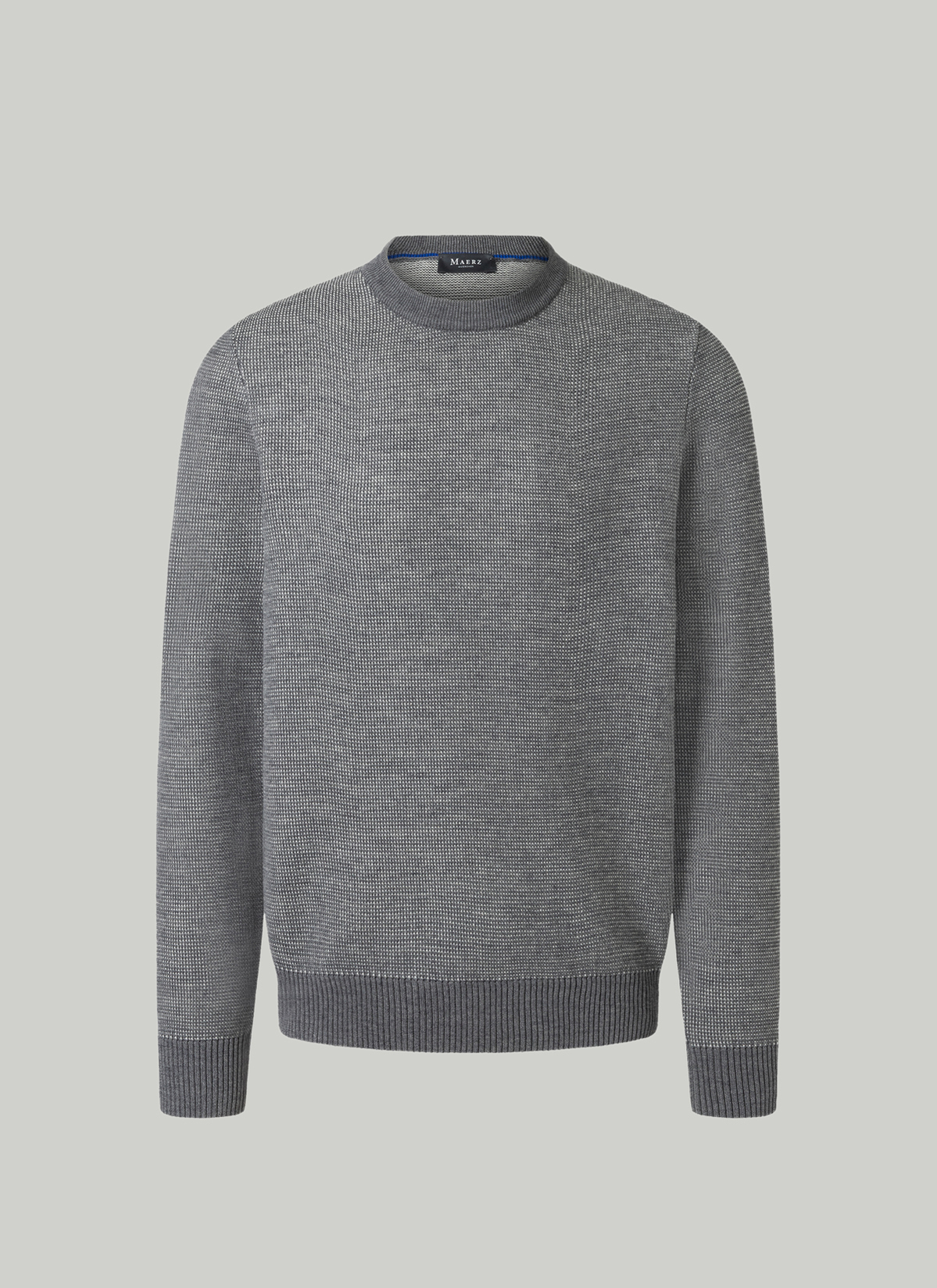 Pullover Rundhals 1/1 Arm, Shark Skin